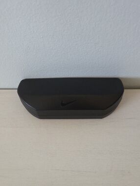 Nike Black Eyeglass Hard Shell Case with Just Do It Swoosh